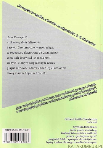Idee Ewangelii. GILBERT KEITH CHESTERTON