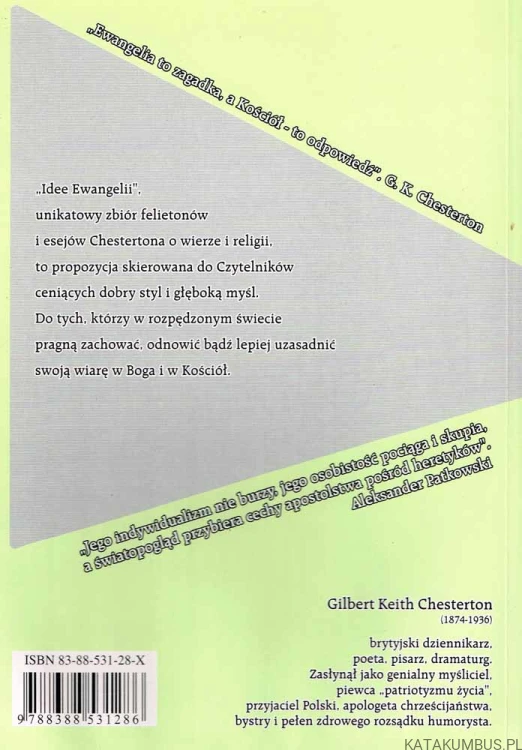 Idee Ewangelii. GILBERT KEITH CHESTERTON