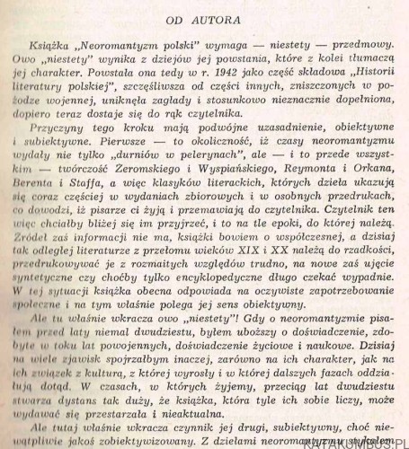 Neoromantyzm Polski 1890-1918. JULIAN KRZYŻANOWSKI