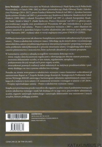 Prawo o szkolnictwie wyższym i nauce. PRACA ZBIOROWA
