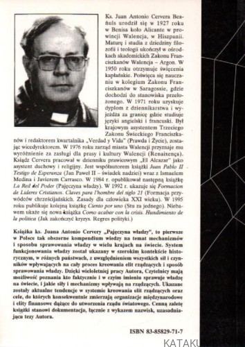Pajęczyna władzy. JUAN ANTONIO CERVERA