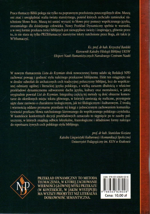 List do Rzymian. PRACA ZBIOROWA