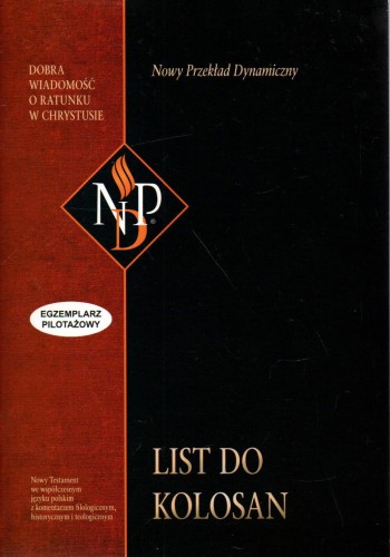 List do Kolosan. PRACA ZBIOROWA