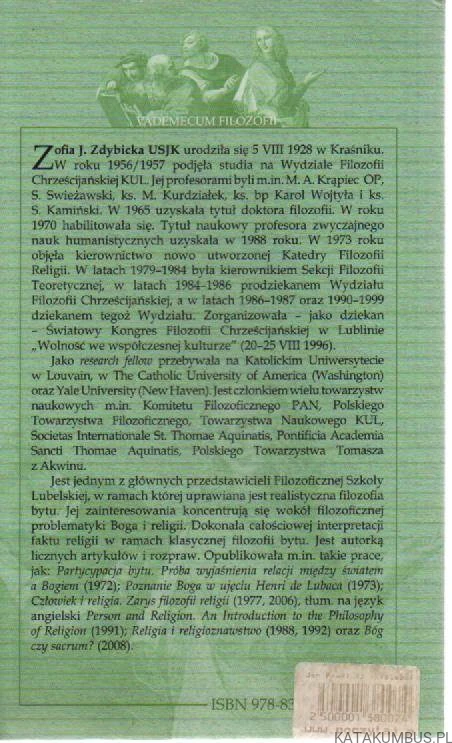 Jan Paweł II filozof i mistyk. ZOFIA J. ZDYBICKA USJK