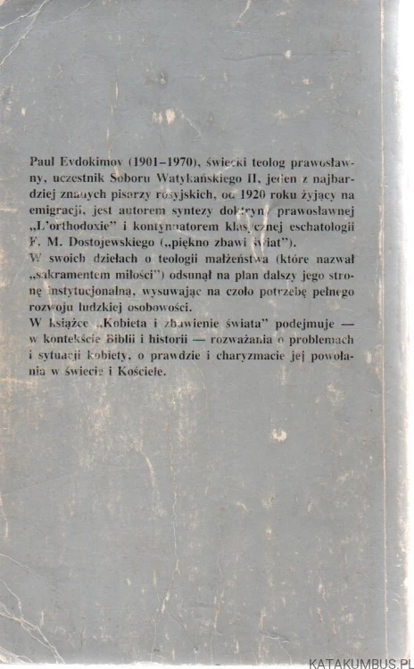 Kobieta i zbawienie świata. PAUL EVDOKIMOV