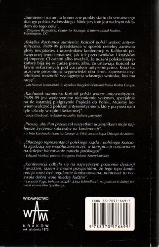 Kościół polski wobec antysemityzmu 1989-1999. BOHDAN OPPENHEIM