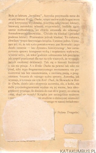 Juliusz Słowacki od duchów. MARTA PIWIŃSKA