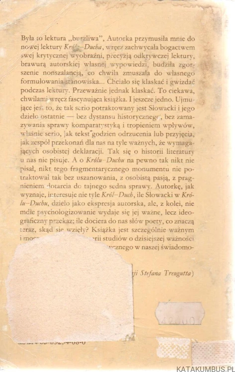 Juliusz Słowacki od duchów. MARTA PIWIŃSKA
