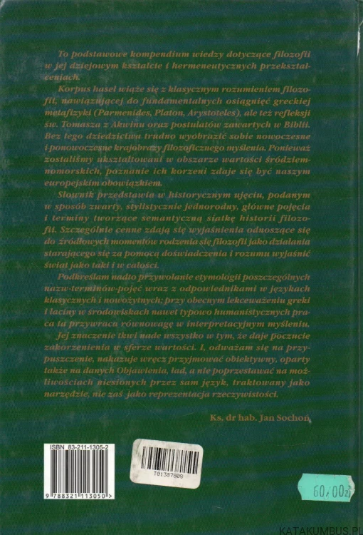 Słownik terminów i pojęć filozoficznych. ANTONI PODSIAD