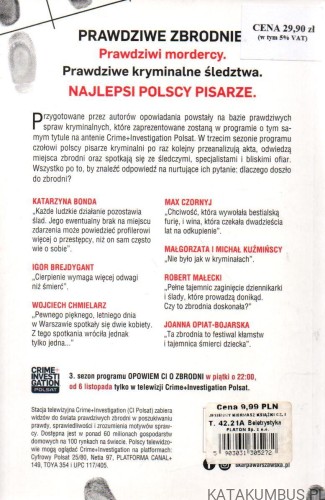 Historie prawdziwe. Opowiem ci o zbrodni. RED. ANNA MIECZKOWSKA