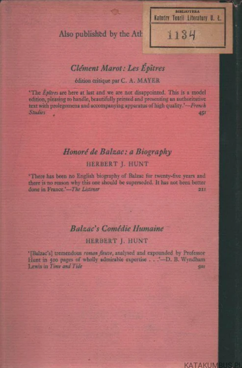 French free-thought from Gassendi to Voltaire (j. angielski). J.S. SPINK