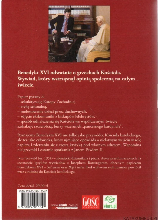 Światłość świata. benedykt XVI w rozmowie z Peterem Seewaldem. BENEDYKT XVI