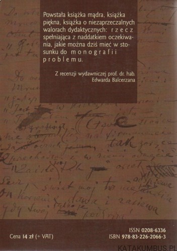 Przyboś czyta Norwida. MAŁGORZATA RYGIELSKA