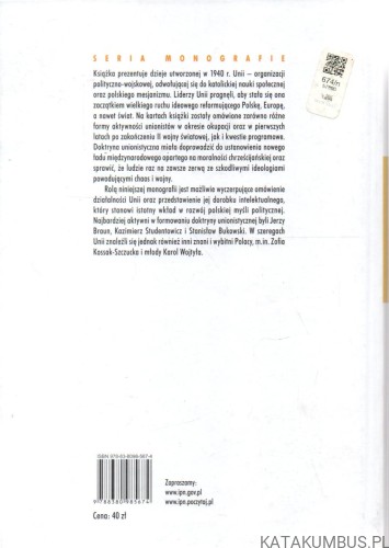 Unia 1940-1948. MAREK HAŃDEREK.