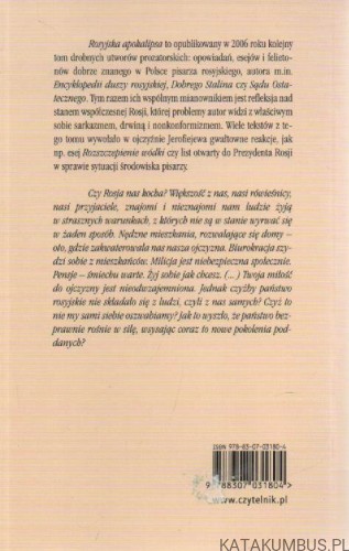 Rosyjska apokalipsa. WIKTOR JEROFIEJEW