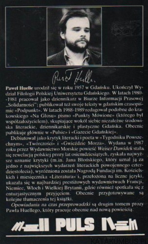 Opowiadania na czas przeprowadzki. PAWEŁ HUELLE