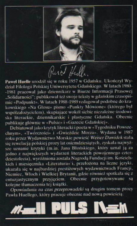Opowiadania na czas przeprowadzki. PAWEŁ HUELLE