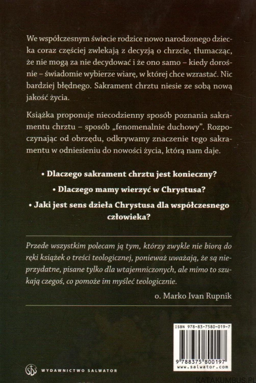 Chrzest. dar na całe życie. MARIA CAMPATELLI