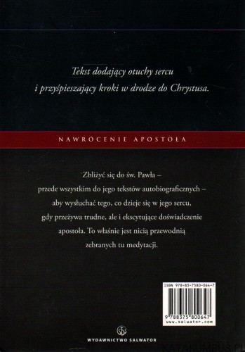 Nawrócenie apostoła. Słuchając św. Pawła. FRANCO BROVELLI