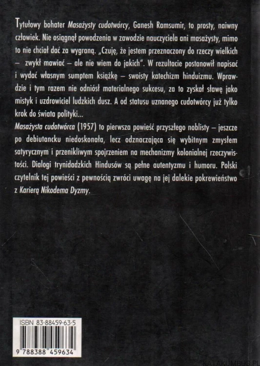 Masażysta cudotwórca. V. S. NAIPAUL