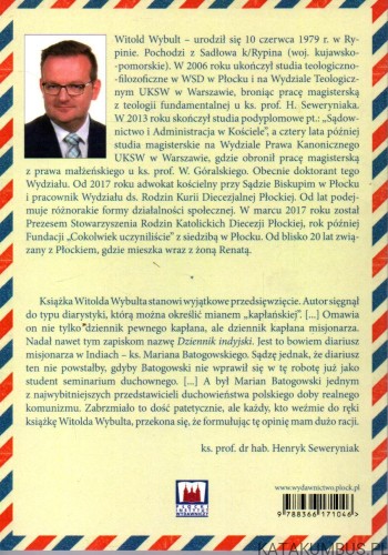 " Dziennik indyjski " ks. Mariana Batogowskiego 1916-1982. WITOLD WYBULT