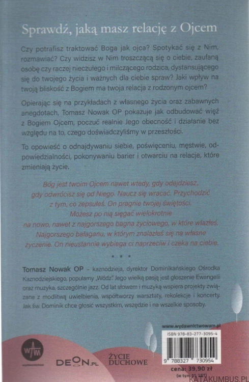 Test na ojcostwo. TOMASZ NOWAK OP