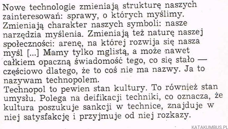 Technopol. NEIL POSTMAN