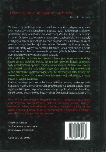 Strefy wpływów. Wielkie mocarstwa i podział Europy. LLOYD C. GARDNER
