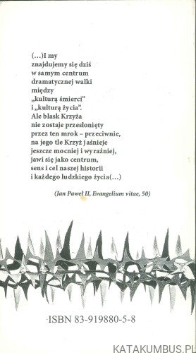 Zabić czy ocalić. Droga Krzyżowa. S. IRENA JEZIERSKA FMA