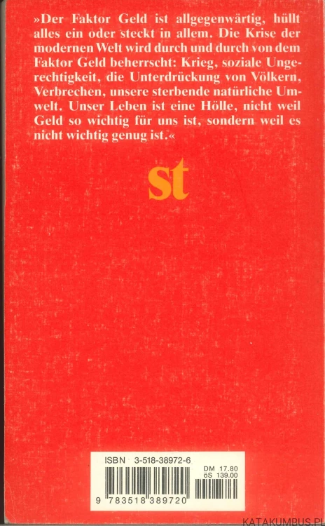 Geld und der Sinn des Lebens. JACOB NEEDLEMAN