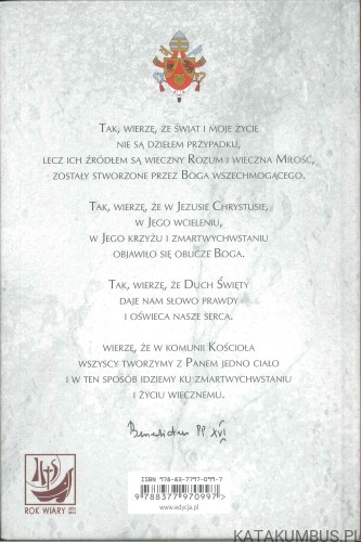 Radość wiary. BENEDYKT XVI