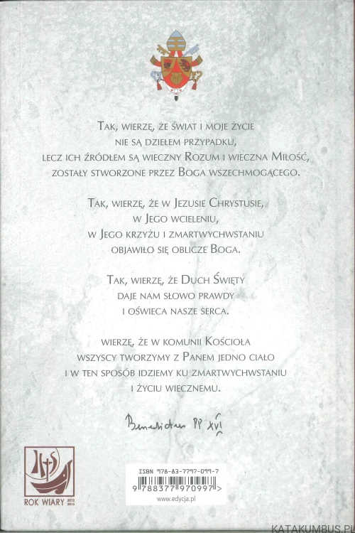 Radość wiary. BENEDYKT XVI
