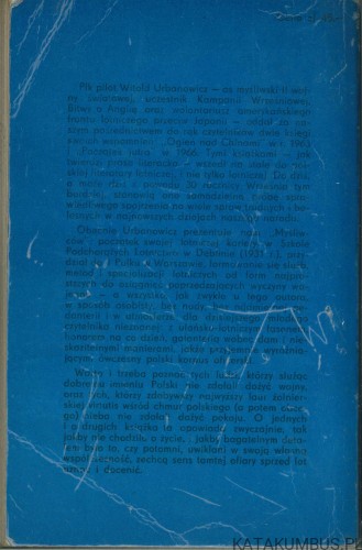 Myśliwcy. WITOLD URBANOWICZ