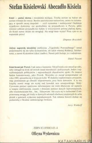 Abecadło Kisiela. STEFAN KISIELEWSKI