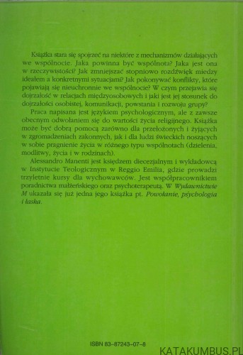 Żyć razem. ALESSANDRO MANENTI