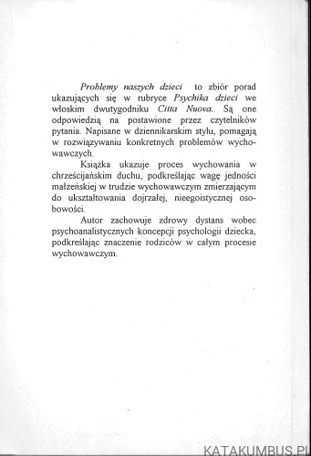 Problemy naszych dzieci. EGIDIO SANTANCHÉ