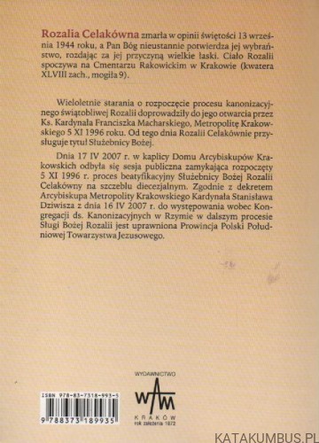 Wyznania z przeżyć wewnętrznych. ROZALIA CELAKÓWNA