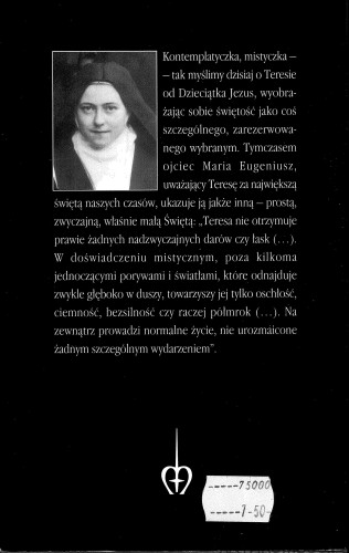 Twa miłość wzrastała wraz ze mną. MARIA EUGENIUSZ OCD