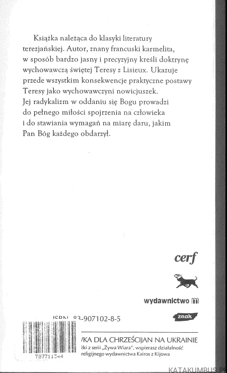 Realizm duchowy świętej Teresy z Lisieux. VICTOR SION OCD