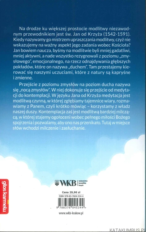 Kiedy zapada noc. Droga modlitwy wewnętrznej. WILFRID STINISSEN OCD