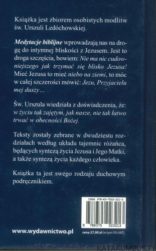 Medytacje biblijne. ŚWIĘTA URSZULA LEDÓCHOWSKA