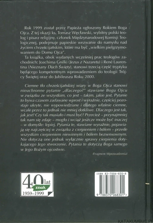Abba wobec Boga Ojca. TOMASZ WĘCŁAWSKI