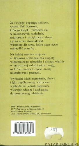 Miłość sprawia codziennie cuda. PHIL BOSMANS