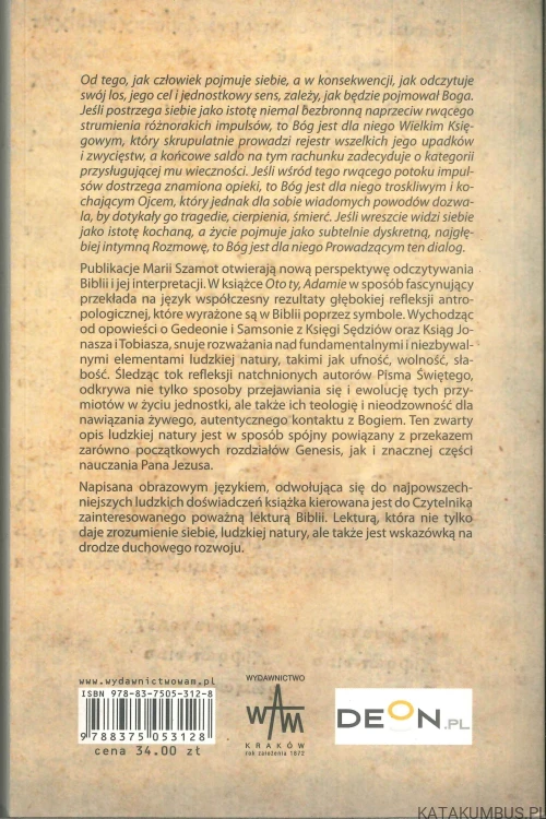 Oto ty, Adamie. MARIA SZAMOT