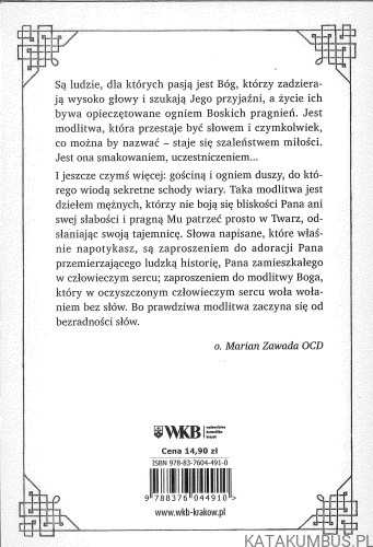 Medytacja karmelitańska. MARIAN ZAWADA OCD