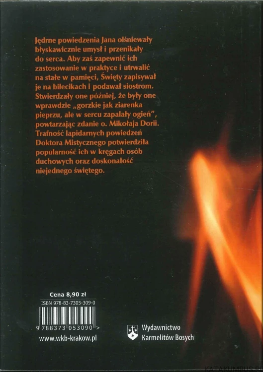 Słowa światła i miłości. Przestrogi. JAN OD KRZYŻA
