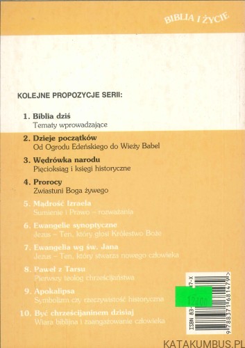 Prorocy. Zwiastuni Boga żywego. ANTONIO SALAS