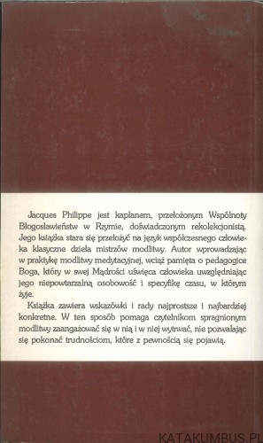 Czas dla Boga. JACQUES PHILIPPE