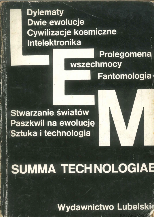 Summa technologiae. STANISŁAW LEM