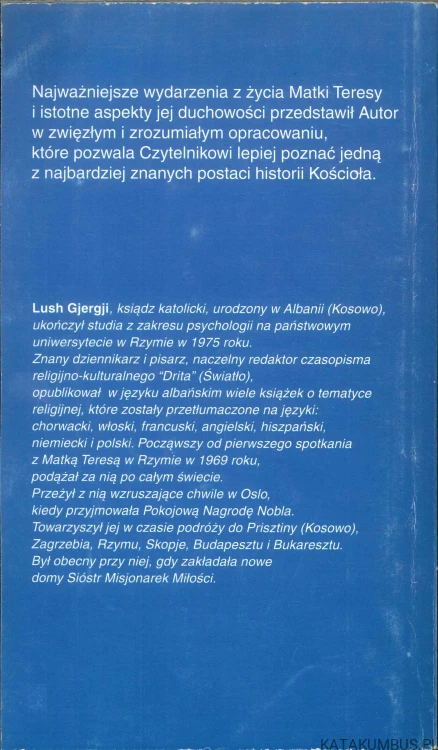 Matka Teresa. Miłość w czynach. LUSH GJERGJI